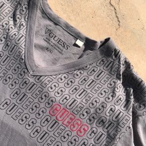 ⚜️ Guess All Over Logo Tee